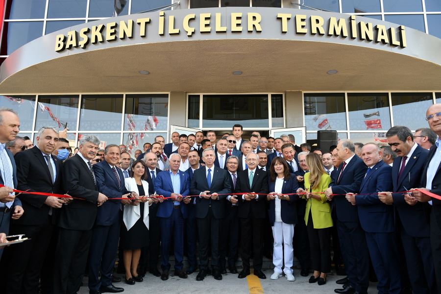 YENİ BALIK HALİ VE BAŞKENT İLÇELER TERMİNALİ AÇILDI
