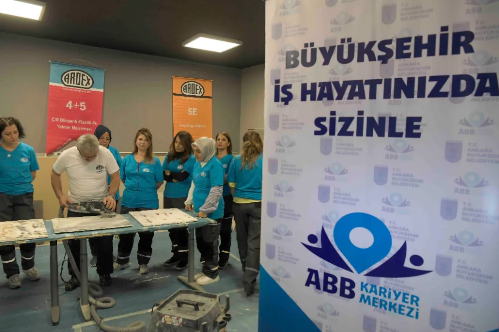 : ANKARA BÜYÜKŞEHİRDEN KADIN İSTİHDAMINA DESTEK