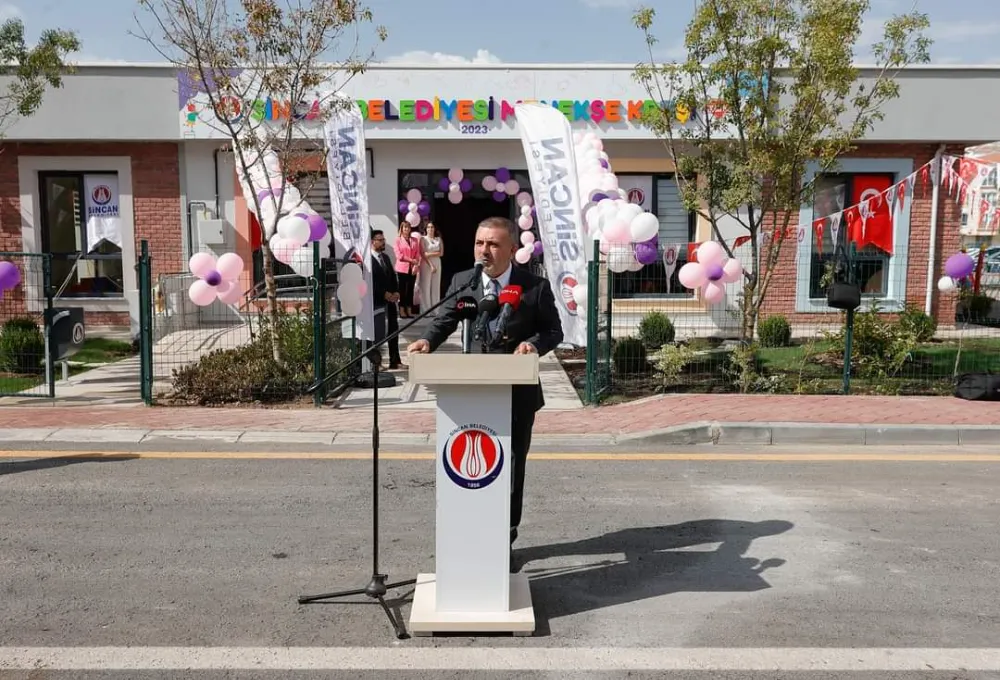 SİNCAN KREŞLERİ TÖRENLE HİZMETE AÇILDI