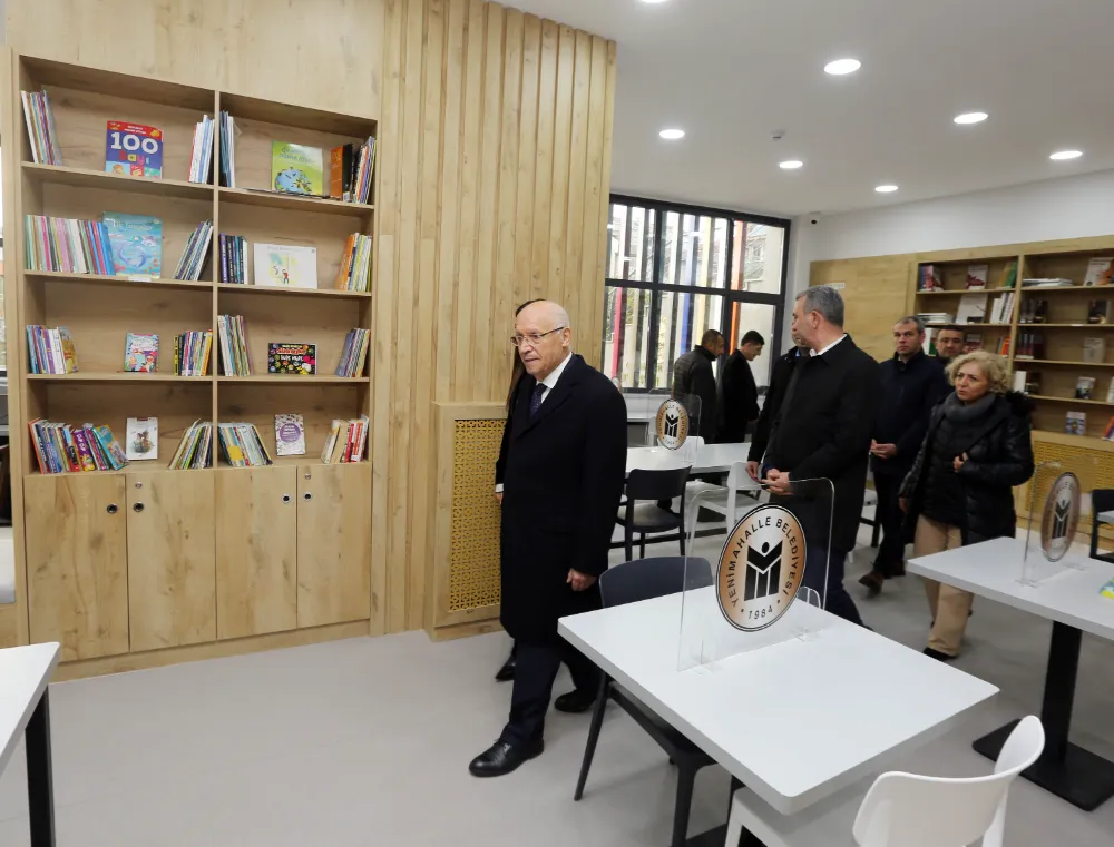 Yenimahalle’nin 10’uncu kütüphanesi kapılarını açtı