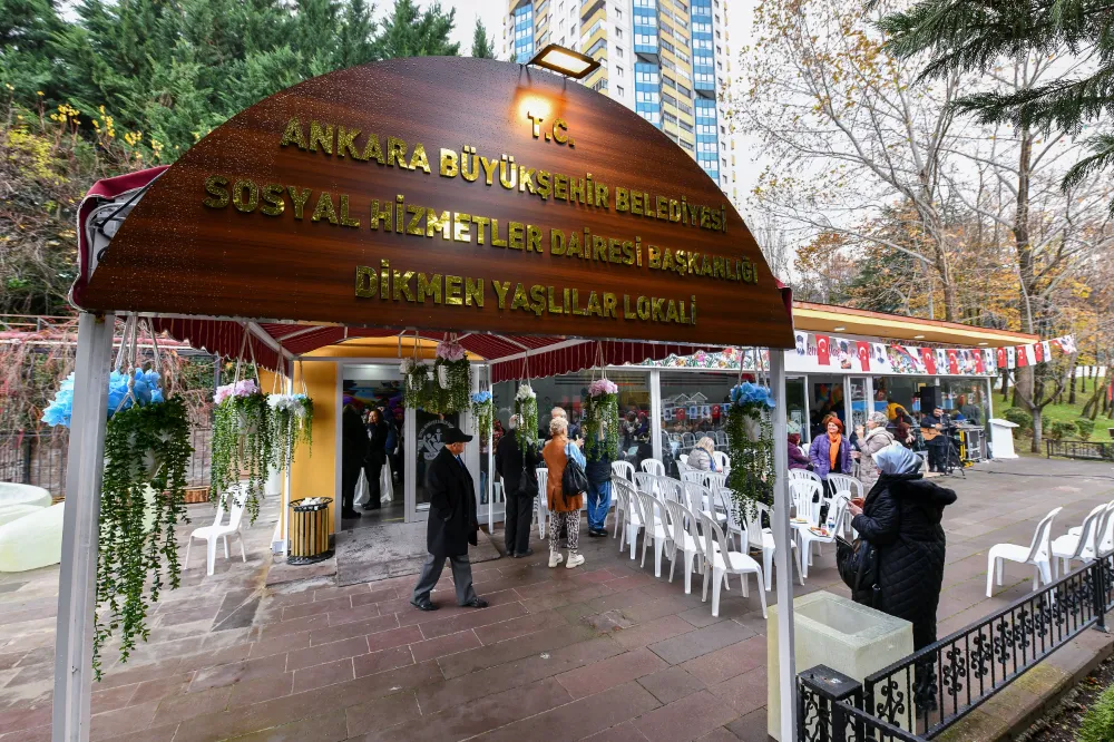 ANKARA BÜYÜKŞEHİR BELEDİYESİ DİKMEN YAŞLILAR LOKALİ AÇILDI
