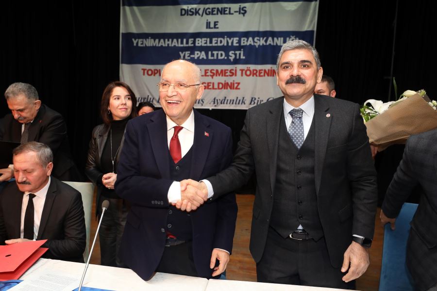 Yenimahalle’den işçinin yüzünü güldüren sözleşme
