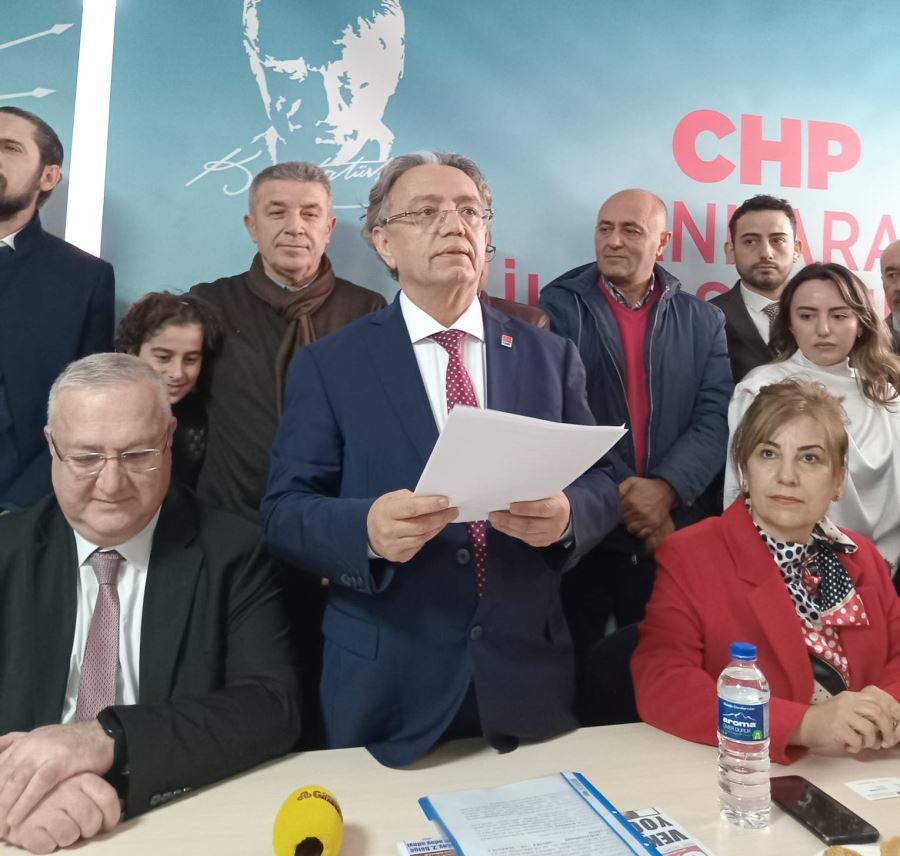 Prof.Dr. Ali YILDIRIM CHP Ankara 1.Bölge Milletvekili Aday Adaylığı Başvurusunu Yaptı