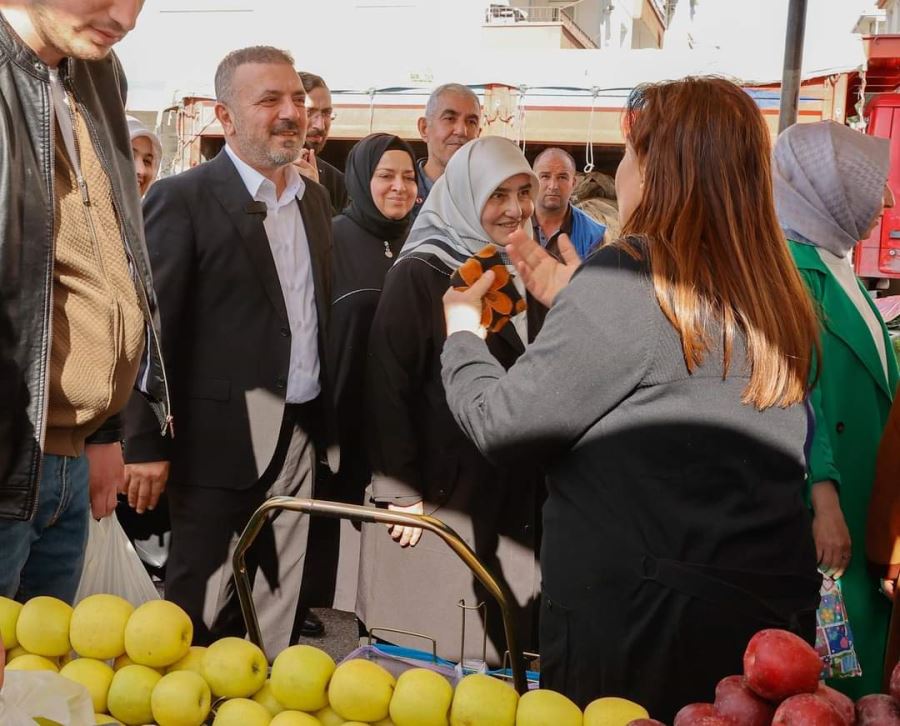 BAŞKAN ERCAN VATANDAŞLA İÇ İÇE