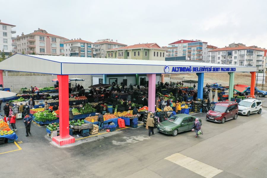 ALTINDAĞ’A MODERN SEMT PAZARLARI 