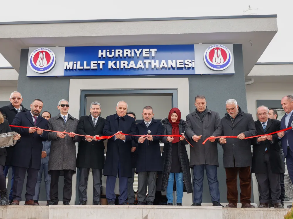 SİNCAN’DA HÜRRİYET MİLLET KIRAATHANESİ HİZMETE AÇILDI