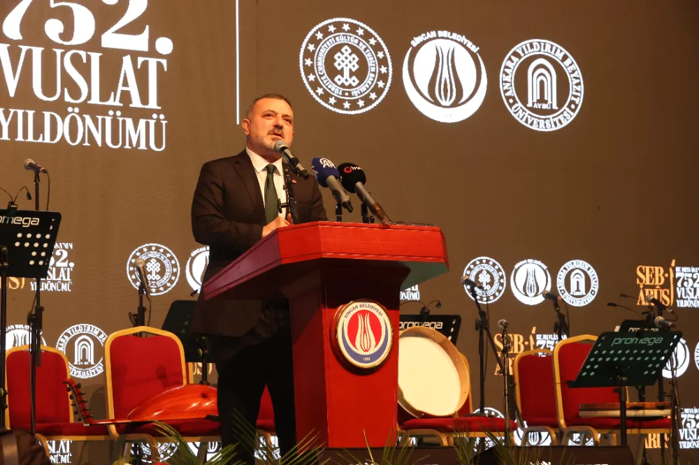 MEVLANA CELALEDDİN-İ RUMİ VUSLATININ 752. YILINDA SİNCAN’DA ANILDI