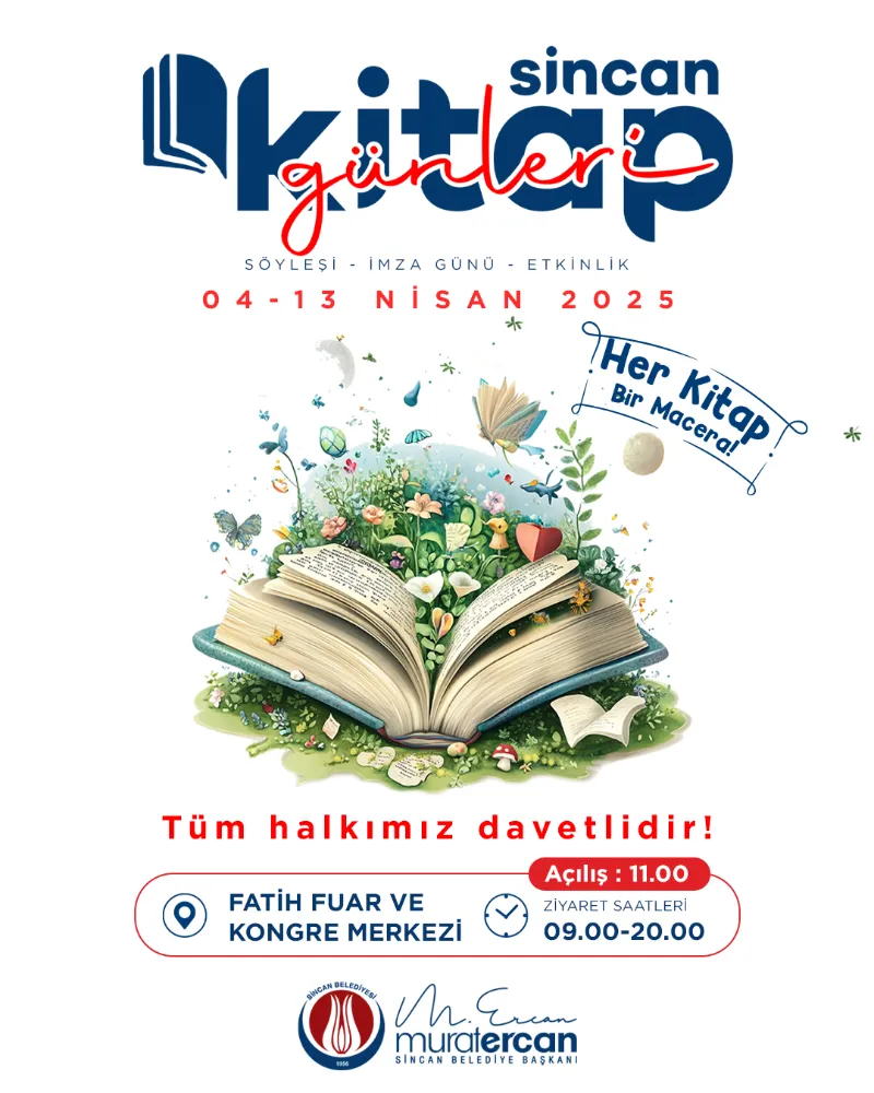 SİNCAN BELEDİYESİNDEN “KİTAP GÜNLERİ FUARI” 
