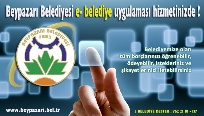 BEYPAZARI BELEDİYESİ?NDE  E-BELEDİYE DÖNEMİ