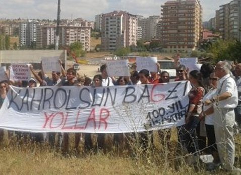 Ankara?da ODTÜ?de Yol Kavgası 