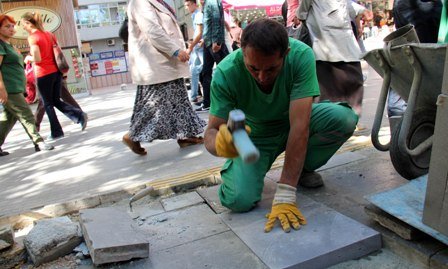 ÇANKAYA YENİLENİYOR SOKAKLAR DÜZ AYAK OLUYOR