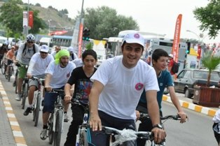 Eymir?de bisiklet şenliği
