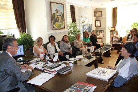 TOBB ANKARA KADIN GİRİŞİMCİLER KURULU BAŞKAN ÖZALP?İ ZİYARET ETTİ