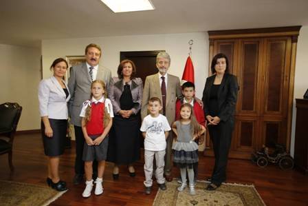 SİNCAN BELEDİYESİ MİNİK ÖĞRENCİLERİ AĞIRLADI