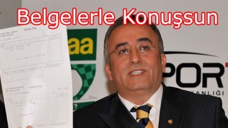Yıldırım ; ``Belgelerle konuşsun!``