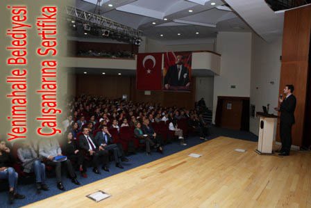 Belediye çalışanlarına iş güvenlik eğitimi