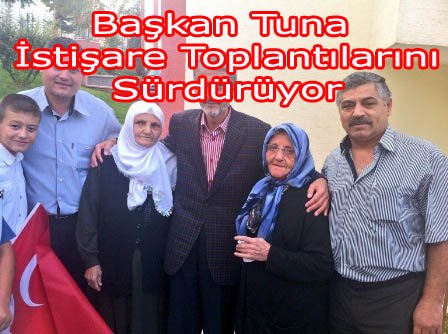 BAŞKAN TUNA, İSTİŞARE TOPLANTILARINI SÜRDÜRÜYOR