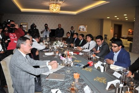 GÖKÇEK, ÖĞRENCİ TEMSİLCİLERİYLE BİRARAYA GELDi