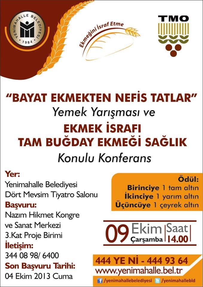 Yenimahalle?de bayat ekmek yarışması