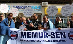 Memur-Sen Üyelerinden Sobalı Eylem