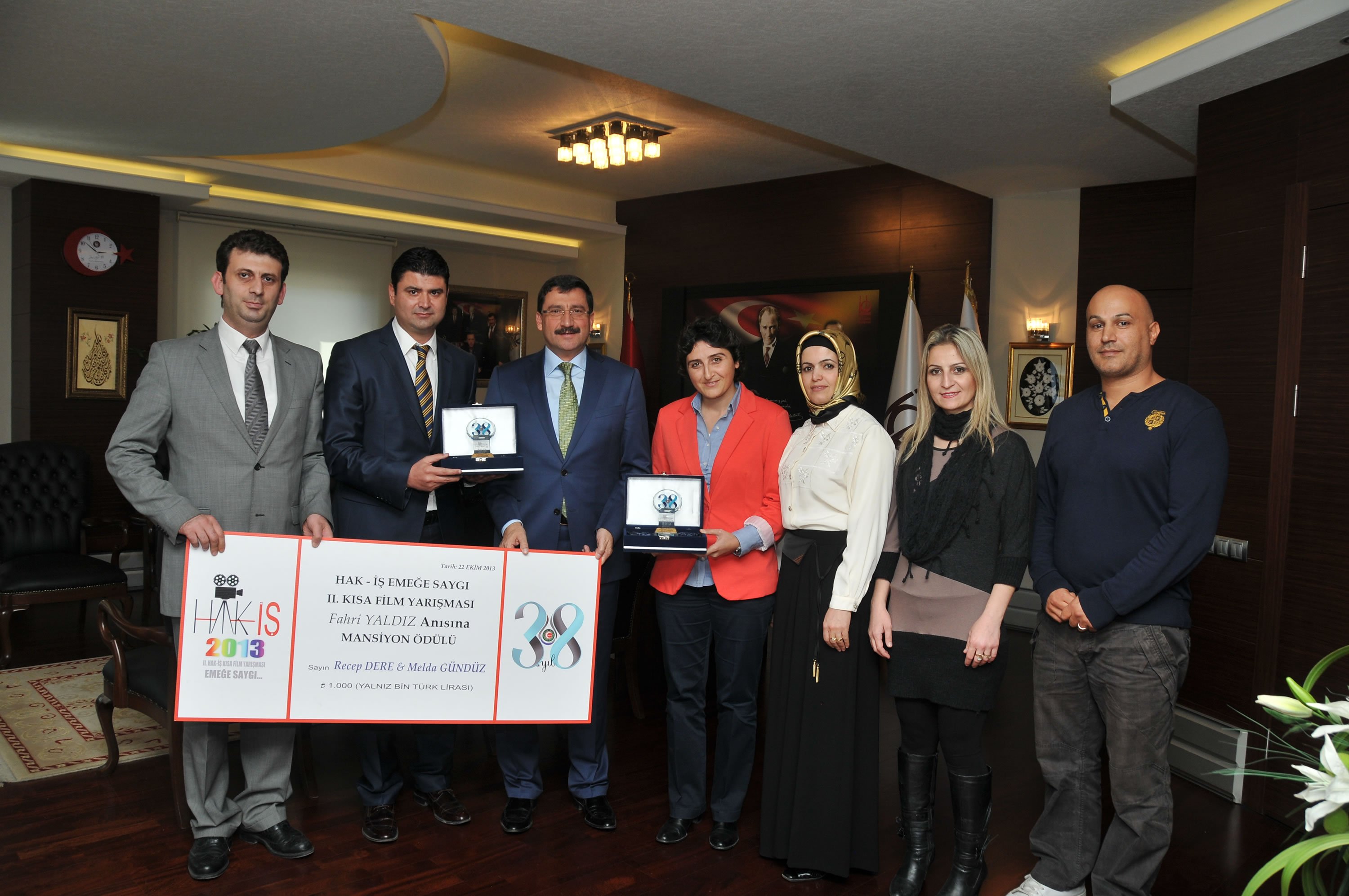 HAK-İŞ KISA FİLM YARIŞMASINDAN KEÇİÖREN`E ÖDÜL