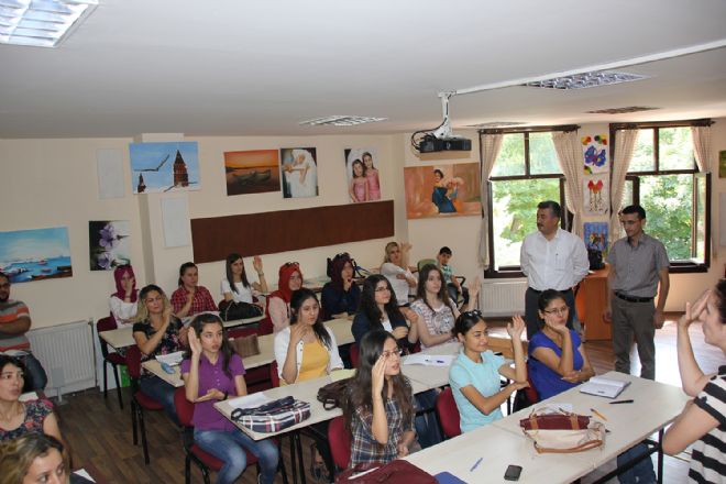 YAZ KURSLARINA BÜYÜK İLGİ