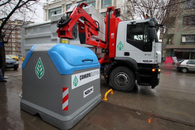 ÇANKAYA BELEDİYESİ 100 BİN TON ATIK TOPLADI