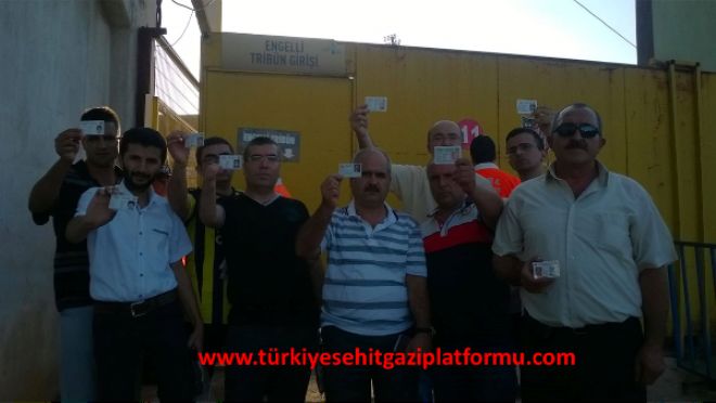 Gaziler Stada Alınmadı.