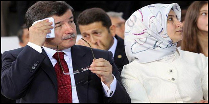 Davutoğlu sıcaktan bunaldı