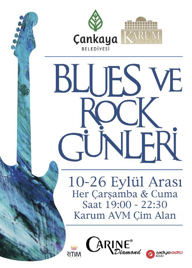 Çankayada Blues Ve Rock Günleri Başlıyor