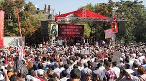 Ankara`da dev miting