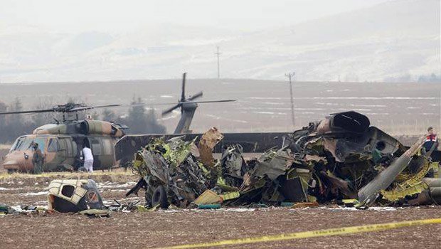 Ankara`da Helikopter Kazası 
