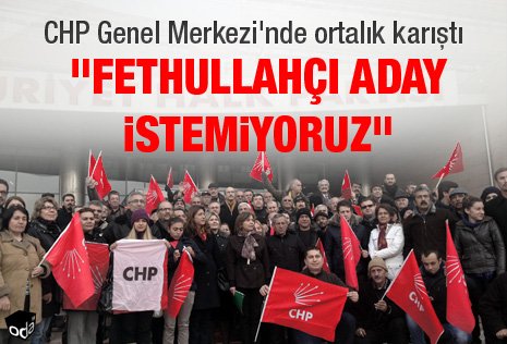 CHP Genel Merkezi`nde ortalık karıştı