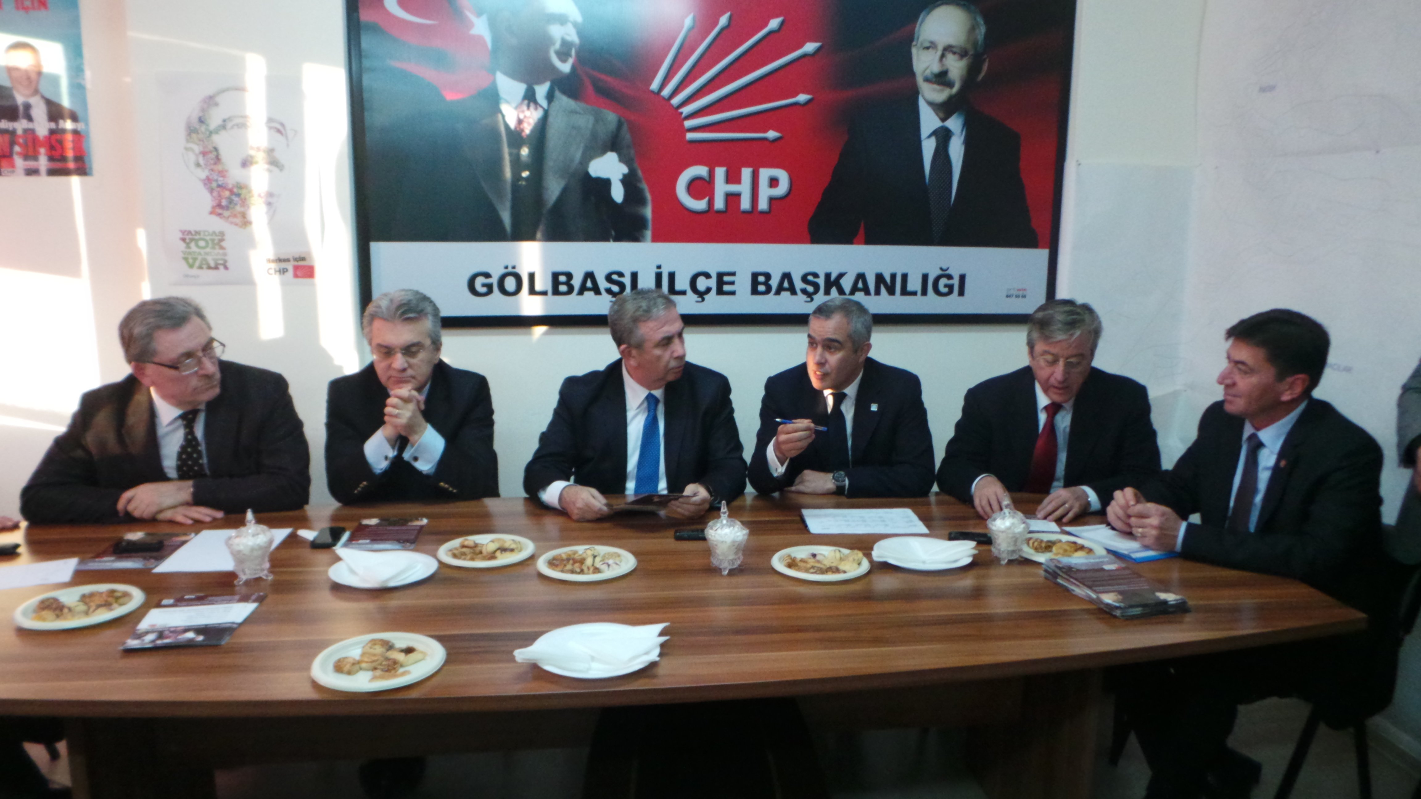 Gölbaşında CHP`li Şimşek; 