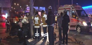 Ankara?da feci kaza