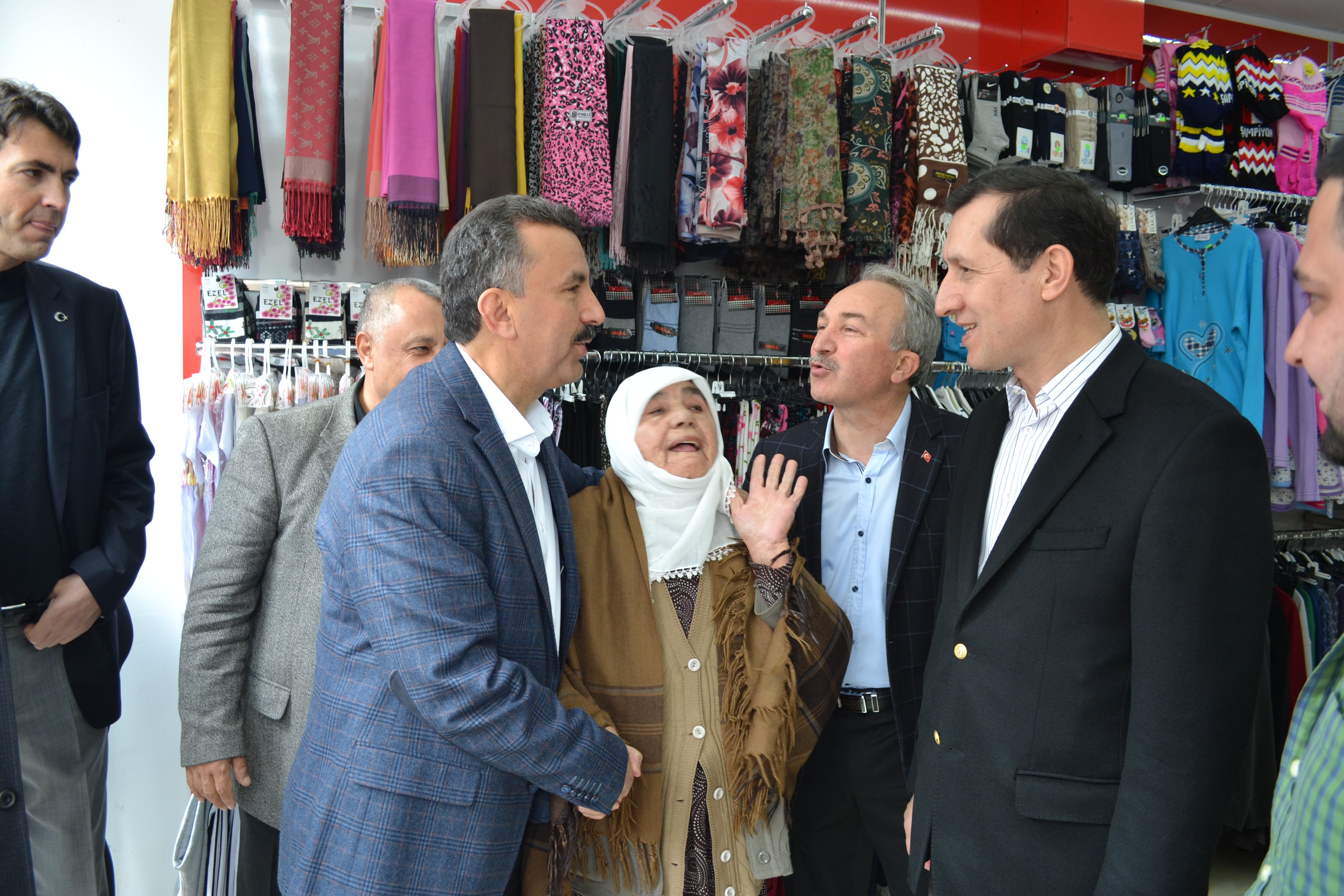 İşler ve Ceylan Esnafı Ziyaret etti