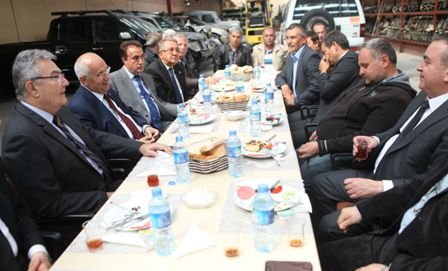 Yaşar ve Baykal kahvaltıda buluştu