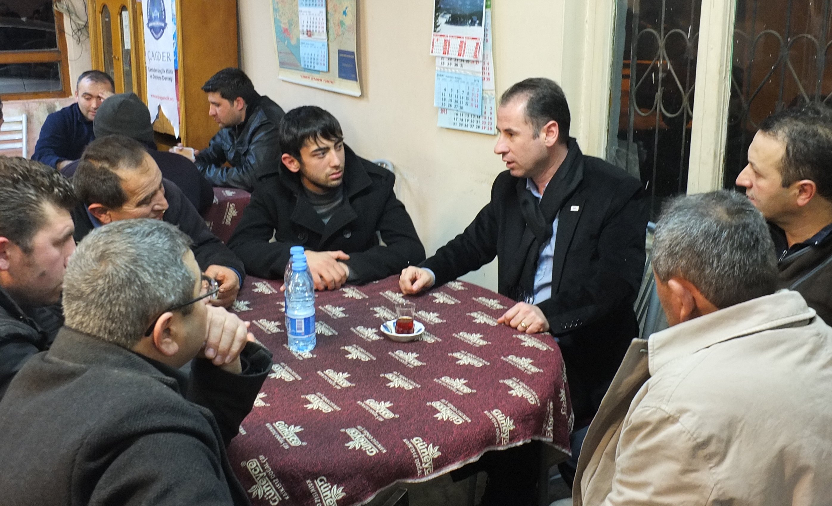 Yenimahalle`de Ümit KAYA halkın içinde nabız yokluyor!