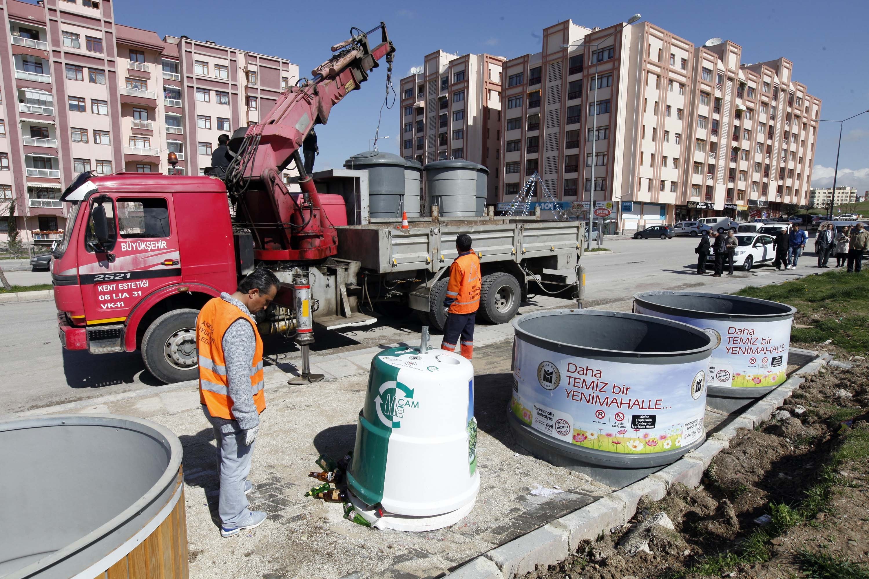 Batıkent?te çöp gerginliği