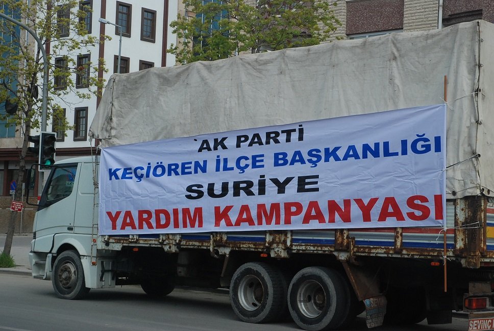 Keçiören`den Suriye`ye Büyük destek 