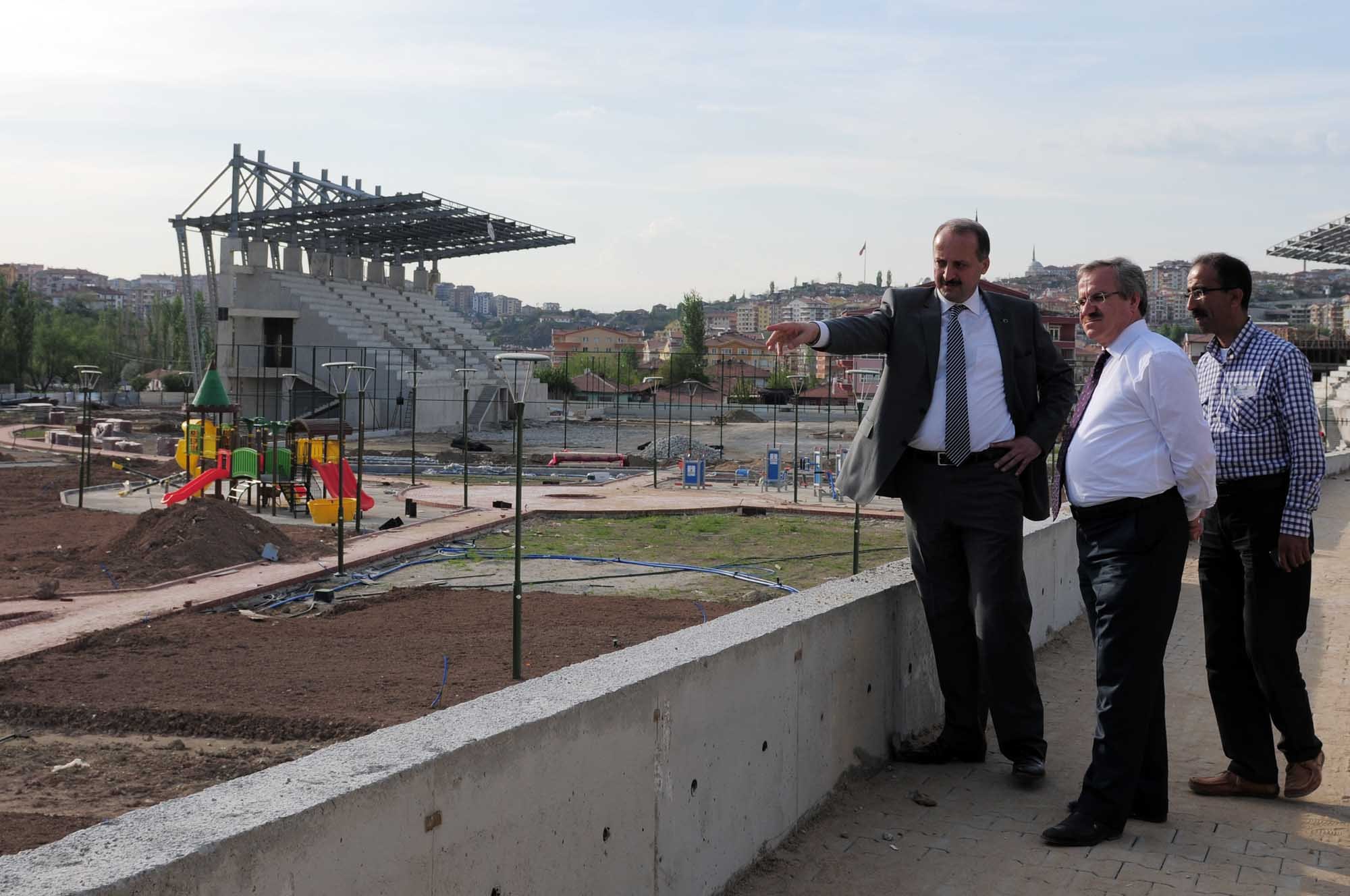Akgül Semt Stadını Denetledi